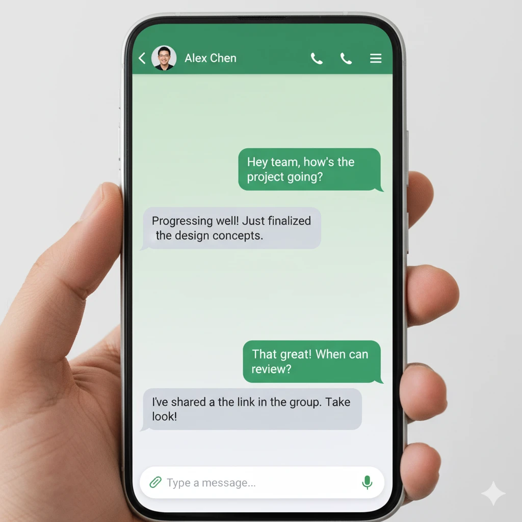 WhatsApp imagen referencial