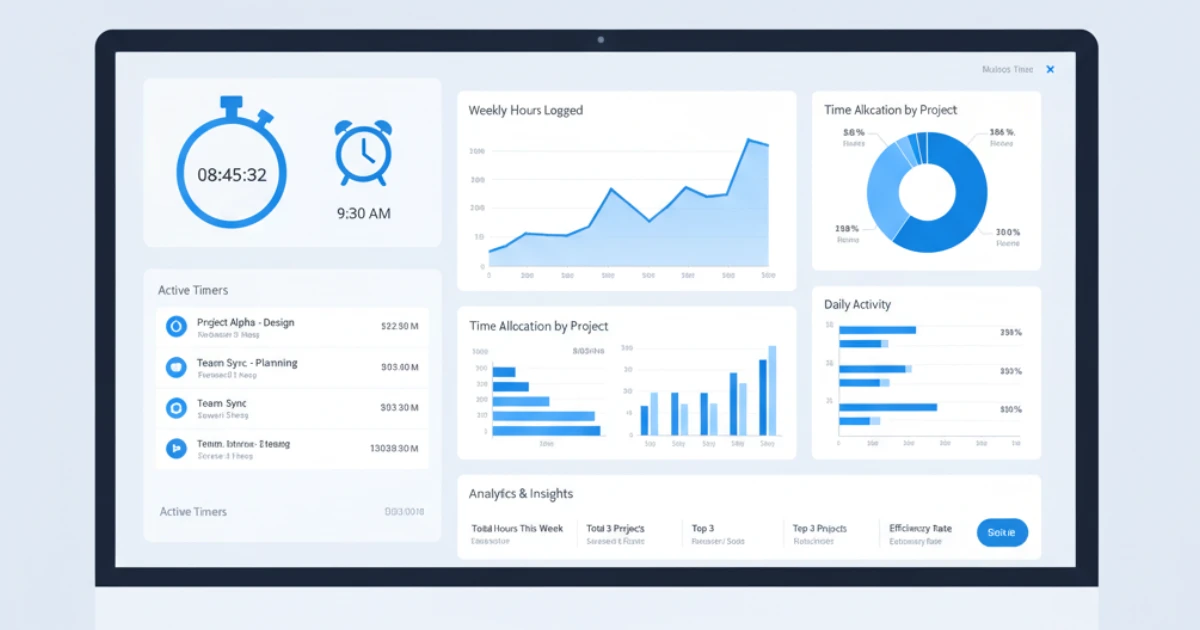 Clockify imagen referencial