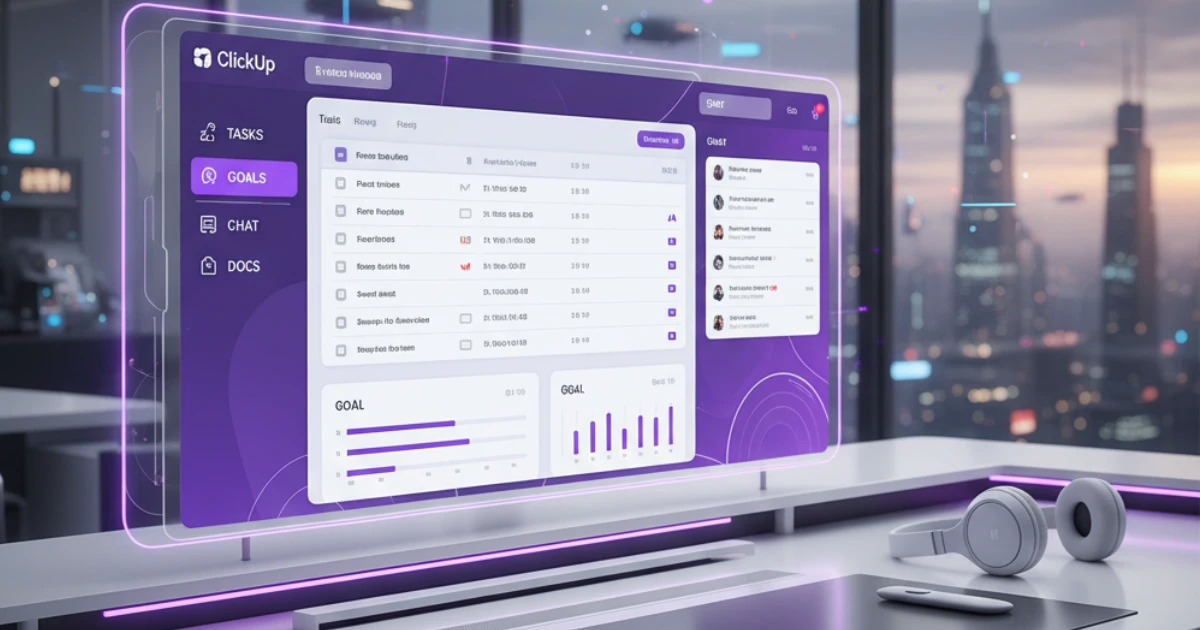 ClickUp imagen referencial