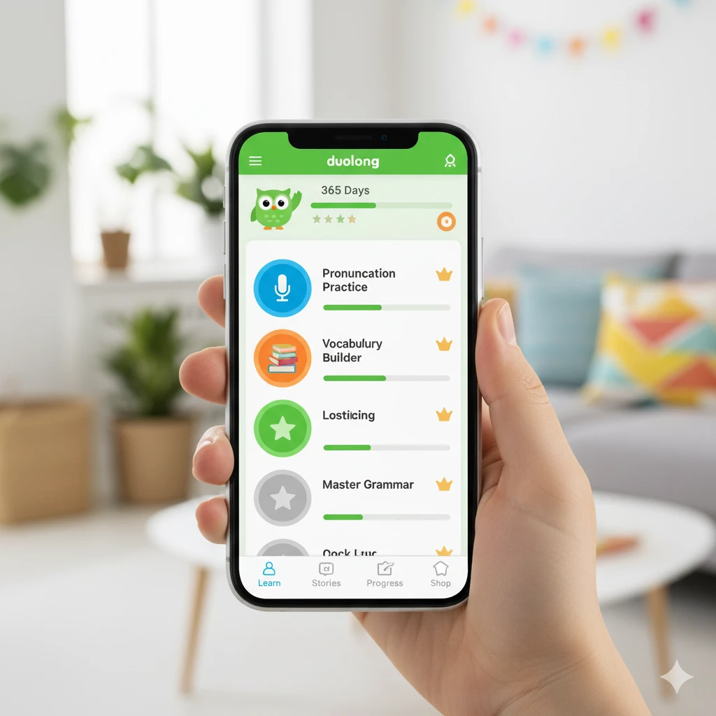 Duolingo imagen referencial